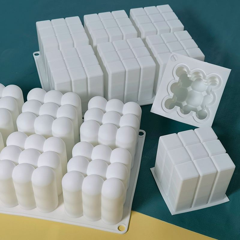 3D Magic Cube / Sofa Shape 6-grid Silicone Mold Mousse Cake Baking Mold (BPA Free, No FDA Certificate) 3D Magic Cube / Sofa Shape 6-grid Silicone Mold Mousse Cake Baking Mold (BPA Free, No FDA Certificate)